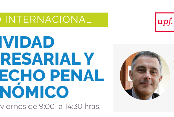 Folleto curso “Actividad empresarial y Derecho penal, Unviersidad Pompeu Fabra